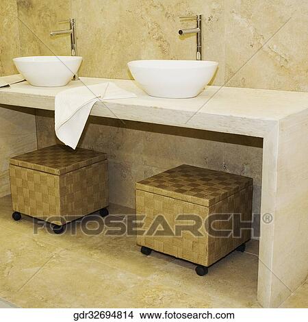 Interiors of a bathroom View Large Photo Image Picture - Interiors of a bathroom. Fotosearch