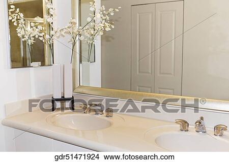 Picture - Interiors of a bathroom. Fotosearch
