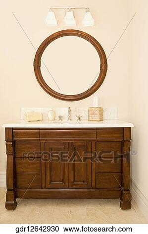 Stock Image - Interiors of a bathroom. Fotosearch