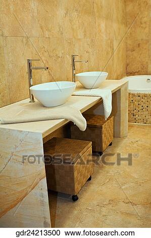 Interiors of a bathroom View Large Photo Image Stock Image - Interiors of a bathroom. Fotosearch