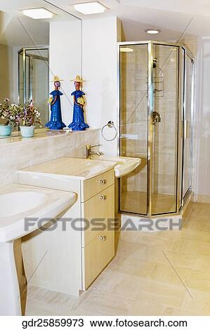 Interiors of a bathroom View Large Photo Image Stock Image - Interiors of a bathroom. Fotosearch