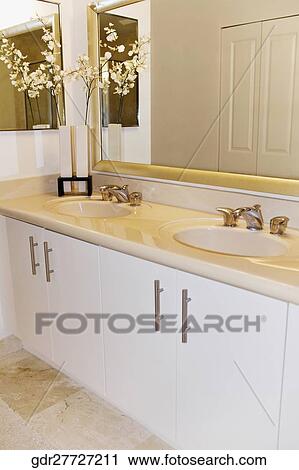Stock Image - Interiors of a bathroom. Fotosearch