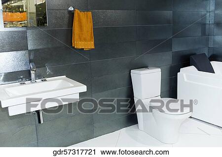 Interiors of a bathroom View Large Photo Image Stock Image - Interiors of a bathroom. Fotosearch