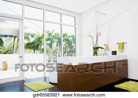 Interiors of a bathroom View Large Photo Image Stock Image - Interiors of a bathroom. Fotosearch