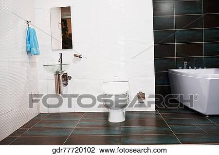 Interiors of a bathroom View Large Photo Image Stock Image - Interiors of a bathroom. Fotosearch