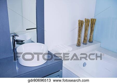Interiors of a bathroom View Large Photo Image Stock Image - Interiors of a bathroom. Fotosearch