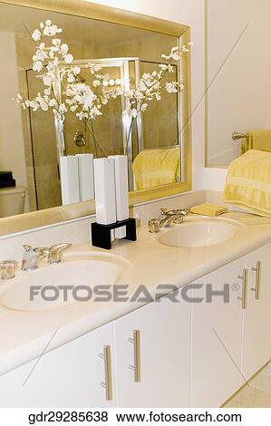 Interiors of a bathroom View Large Photo Image Stock Photo - Interiors of a bathroom. Fotosearch