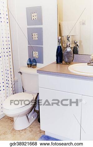 Interiors of a bathroom View Large Photo Image Stock Photo - Interiors of a bathroom. Fotosearch