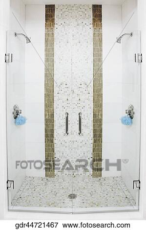 Stock Photo - Interiors of a bathroom. Fotosearch