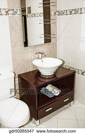 Interiors of a bathroom View Large Photo Image Stock Photo - Interiors of a bathroom. Fotosearch