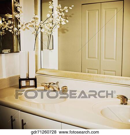 Interiors of a bathroom View Large Photo Image Stock Photo - Interiors of a bathroom. Fotosearch