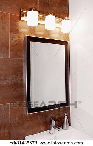 Stock Photo - Interiors of a bathroom. Fotosearch