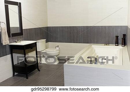 Interiors of a bathroom View Large Photo Image Stock Photo - Interiors of a bathroom. Fotosearch