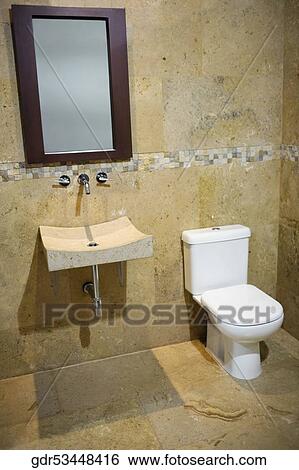 Interiors of a bathroom View Large Photo Image Stock Photograph - Interiors of a bathroom. Fotosearch