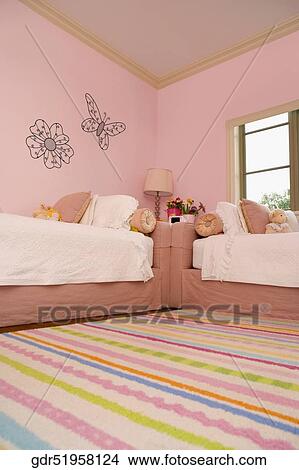 Interiors of a bedroom View Large Photo Image Picture - Interiors of a bedroom. Fotosearch