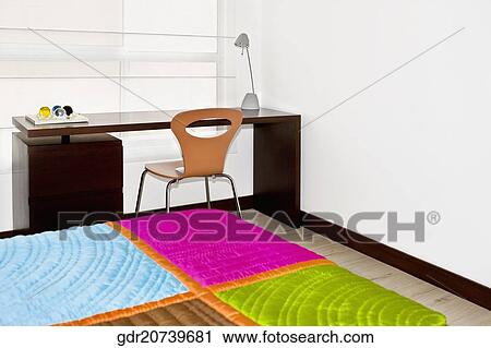 Interiors of a bedroom View Large Photo Image Stock Image - Interiors of a bedroom. Fotosearch