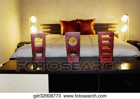 Interiors of a bedroom View Large Photo Image Stock Image - Interiors of a bedroom. Fotosearch