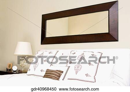 Interiors of a bedroom View Large Photo Image Stock Image - Interiors of a bedroom. Fotosearch