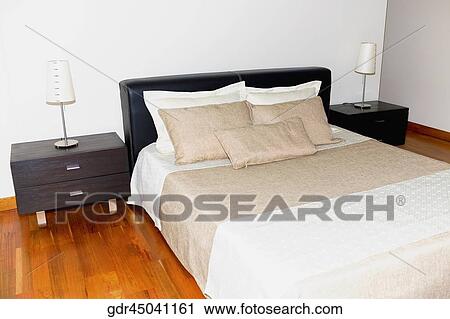 Interiors of a bedroom View Large Photo Image Stock Image - Interiors of a bedroom. Fotosearch