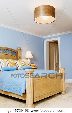 Interiors of a bedroom View Large Photo Image Stock Image - Interiors of a bedroom. Fotosearch