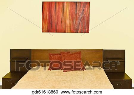 Interiors of a bedroom View Large Photo Image Stock Image - Interiors of a bedroom. Fotosearch