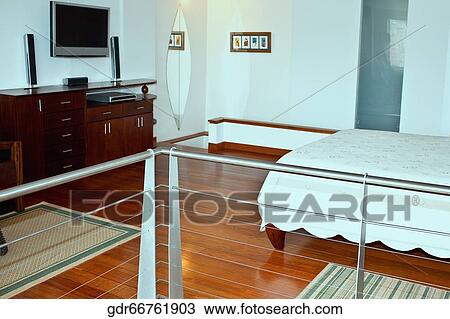 Interiors of a bedroom View Large Photo Image Stock Image - Interiors of a bedroom. Fotosearch