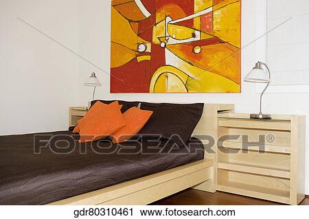 Interiors of a bedroom View Large Photo Image Stock Image - Interiors of a bedroom. Fotosearch