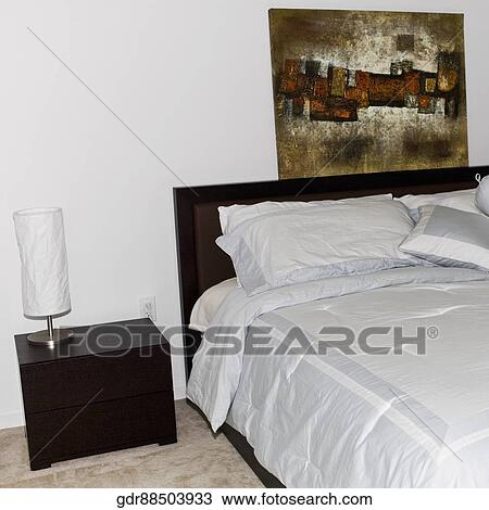 Interiors of a bedroom View Large Photo Image Stock Image - Interiors of a bedroom. Fotosearch