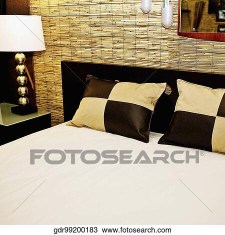 Interiors of a bedroom View Large Photo Image Stock Image - Interiors of a bedroom. Fotosearch