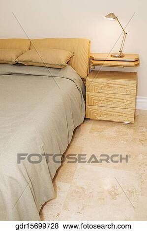 Interiors of a bedroom View Large Photo Image Stock Photo - Interiors of a bedroom. Fotosearch