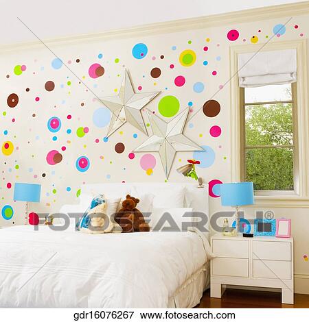 Interiors of a bedroom View Large Photo Image Stock Photo - Interiors of a bedroom. Fotosearch