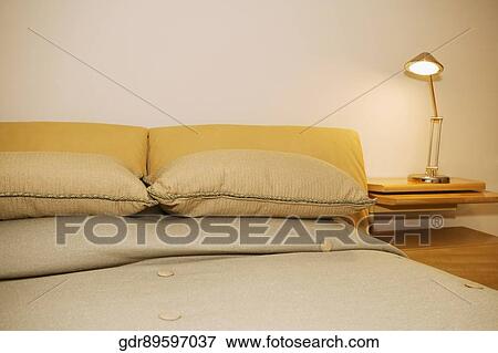 Interiors of a bedroom View Large Photo Image Stock Photo - Interiors of a bedroom. Fotosearch