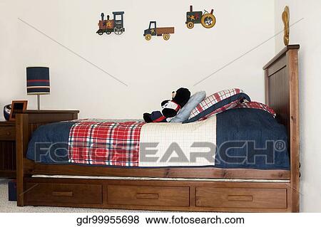 Interiors of a bedroom View Large Photo Image Stock Photo - Interiors of a bedroom. Fotosearch