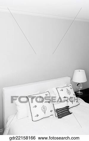 Interiors of a bedroom View Large Photo Image Stock Photograph - Interiors of a bedroom. Fotosearch