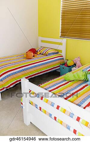 Interiors of a bedroom View Large Photo Image Stock Photograph - Interiors of a bedroom. Fotosearch