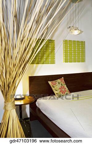 Interiors of a bedroom View Large Photo Image Stock Photograph - Interiors of a bedroom. Fotosearch