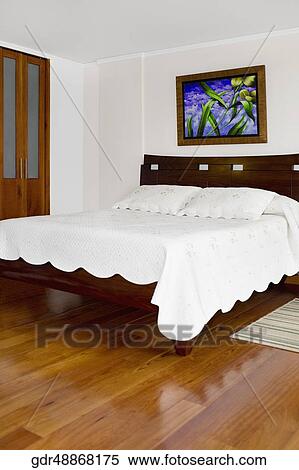 Stock Photography - Interiors of a bedroom. Fotosearch