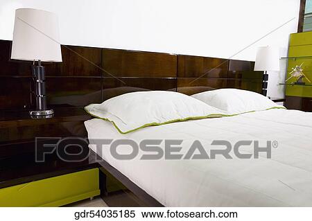 Interiors of a bedroom View Large Photo Image Stock Photography - Interiors of a bedroom. Fotosearch