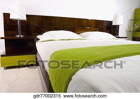 Interiors of a bedroom View Large Photo Image Stock Photography - Interiors of a bedroom. Fotosearch