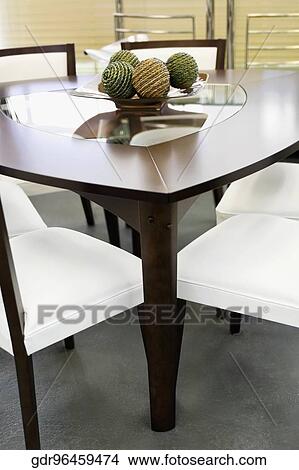 Interiors of a dining room View Large Photo Image Picture - Interiors of a dining room. Fotosearch
