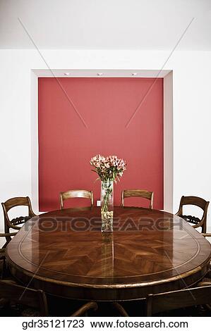 Interiors of a dining room View Large Photo Image Stock Image - Interiors of a dining room. Fotosearch