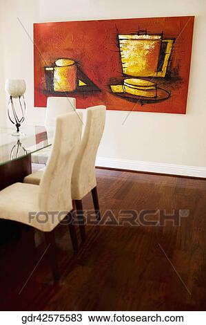 Interiors of a dining room View Large Photo Image Stock Image - Interiors of a dining room. Fotosearch
