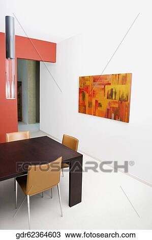Interiors of a dining room View Large Photo Image Stock Image - Interiors of a dining room. Fotosearch