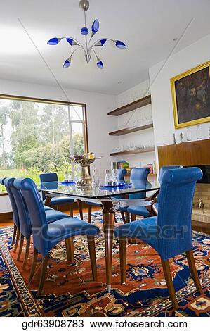 Interiors of a dining room View Large Photo Image Stock Image - Interiors of a dining room. Fotosearch