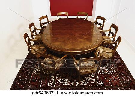 Interiors of a dining room View Large Photo Image Stock Image - Interiors of a dining room. Fotosearch