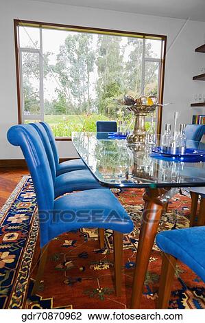 Interiors of a dining room View Large Photo Image Stock Image - Interiors of a dining room. Fotosearch