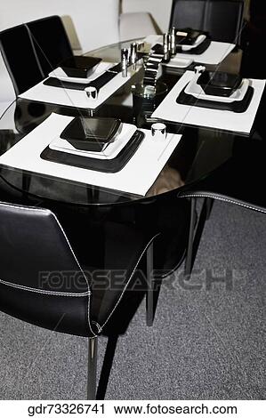 Interiors of a dining room View Large Photo Image Stock Image - Interiors of a dining room. Fotosearch