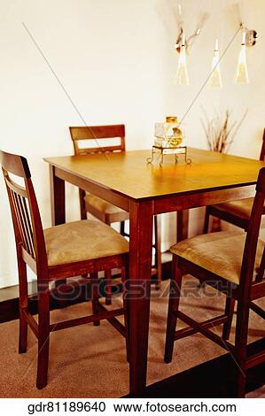 Interiors of a dining room View Large Photo Image Stock Image - Interiors of a dining room. Fotosearch