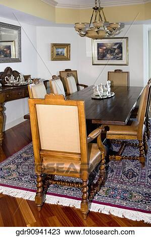 Interiors of a dining room View Large Photo Image Stock Image - Interiors of a dining room. Fotosearch