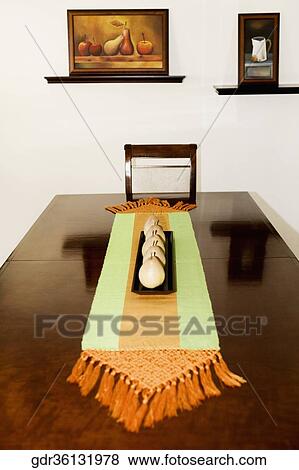 Stock Photo - Interiors of a dining room. Fotosearch